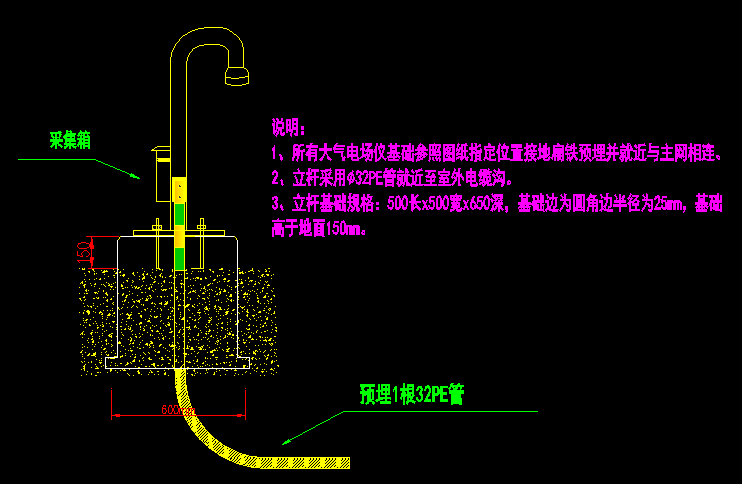 大氣電場儀安裝